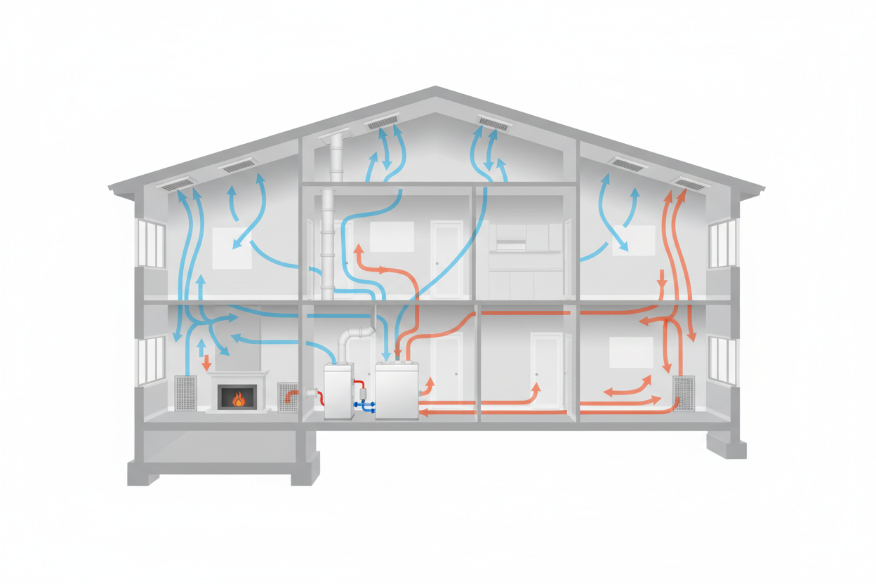 remove the words and do air flow indoor